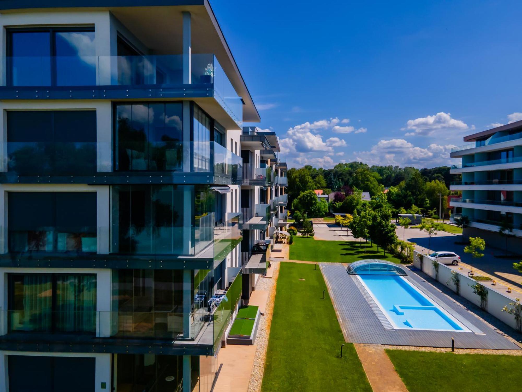 Myflat Casa Galerius Apartment Siofok Bagian luar foto